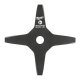 4-Zahn Messer