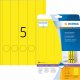 HERMA Ordneretiketten 5131 DIN A4 38x297mm gelb 100 St./Pack HERMA Ordneretiketten 5131 DIN A4 38x297mm gelb 100 St./Pack