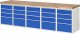 Werkbank 7510A6 | B3000xT700xH890mm | 20xSchublade-TA