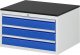 Schubladenschrank XL2.3 | B770xT650xH460mm | M-Top-22mm | 3xSchublade-VA Schubladenschrank XL2.3 | B770xT650xH460mm | M-Top-22mm | 3xSchublade-VA