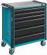 HAZET Werkstattwagen Assistent 179NXL ∙ einzeln 179NXL-6 ∙ L x B x H: 959 mm x 518 mm x 1020 mm ∙ Schubladen | flach: 3× 81 x 696