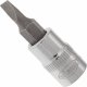 VIGOR Schlitzprofil Schraubendreher-Einsatz ∙ V2427N ∙ 1/4 Zoll (6,3 mm) Vierkant hohl ∙ Schlitz Profil ∙ SW 0,8 x 4 mm