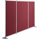 Stellwand stoffbespannt/Acrylglas 1210mm dunkelrot Stellwand stoffbespannt/Acrylglas 1210mm dunkelrot
