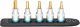 HAZET SmartRail ∙ Flexible Kunststoff-Steckleiste 986K-SR/5 ∙ 1/2 Zoll (12,5 mm) Vierkant hohl ∙ Innen Sechskant Profil ∙ 5-teil