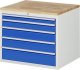 Schubladenschrank XL3.11 | B770xT650xH645mm | B-Top-25mm | 5xSchublade-TA Schubladenschrank XL3.11 | B770xT650xH645mm | B-Top-25mm | 5xSchublade-TA