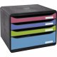Exacompta Schubladenbox BIG-BOX Plus 3151928D A4+ sw/farbig Exacompta Schubladenbox BIG-BOX Plus 3151928D A4+ sw/farbig