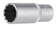 Steckschlüsseleinsatz | 1/2" | Zwölfkant | 20 mm | tief