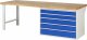 Werkbank 7713A1 | B2500xT900xH890mm | 5xSchublade-TA Werkbank 7713A1 | B2500xT900xH890mm | 5xSchublade-TA