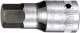INHEX-Schraubendrehereinsatz 1/4" 6mm L.28mm