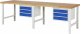 Werkbank höhenverstellbar 7127A1 | B3000xT900xH790-1140mm | 6xSchublade-TA Werkbank höhenverstellbar 7127A1 | B3000xT900xH790-1140mm | 6xSchublade-TA