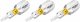 HAZET Bit 2208N-2/3 ∙ 1/4 Zoll (6,3 mm) Sechskant massiv ∙ Schlitz Profil ∙ 3-teilig ∙ SW 0,4 x 1,5 mm