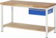 Werkbank höhenverstellbar 8001A7 | B1500xT700xH840-1040mm | 1xSchublade-TA Werkbank höhenverstellbar 8001A7 | B1500xT700xH840-1040mm | 1xSchublade-TA