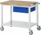 Fahrbare Werkbank 8001I6 | B1000xT700xH880mm | Ablageboden Metall | 1xSchublade-TA Fahrbare Werkbank 8001I6 | B1000xT700xH880mm | Ablageboden Metall | 1xSchublade-TA