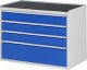 Schubladenschrank XXL5.3 | B1145xT650xH825mm | MT-Top-25mm | 4xSchublade-VA Schubladenschrank XXL5.3 | B1145xT650xH825mm | MT-Top-25mm | 4xSchublade-VA