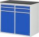 Schubladenschrank LL7.12.12 | B1145xT650xH1030mm | M-Top-22mm,4xSchublade-TA,2xTür