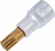 HAZET Schraubendreher-Steckschlüsseleinsatz 991-12 ∙ 1/2 Zoll (12,5 mm) Vierkant hohl ∙ Innen Keilprofil Ribe-CV ∙ SW M12