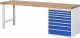 Werkbank 7619A1 | B2500xT700xH890mm | 8xSchublade-TA Werkbank 7619A1 | B2500xT700xH890mm | 8xSchublade-TA