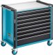 HAZET Werkstattwagen Assistent 179NXXL-8D ∙ L x B x H: 1133 mm x 642 mm x 1020 mm ∙ Schubladen | flach: 7× 81 x 870 x 522 mm ∙ Sc