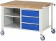 Fahrbare Werkbank 8462 | B1250xT900xH880mm | 3xSchublade-TA