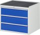 Schubladenschrank XL3.0 | B770xT650xH645mm | MT-Top-25mm | 3xSchublade-TA Schubladenschrank XL3.0 | B770xT650xH645mm | MT-Top-25mm | 3xSchublade-TA