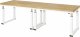 Werkbank elektrisch höhenverstellbar | B3000xT900xH740-1140mm | B-Platte-40 mm Werkbank elektrisch höhenverstellbar | B3000xT900xH740-1140mm | B-Platte-40 mm