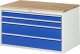 Schubladenschrank XXL3.1 | B1145xT650xH645mm | B-Top-25mm | 4xSchublade-VA