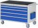 Montagewagen XXL3.11 | B1145xT650xH795mm | 5xSchublade-TA | MT-Top-25mm Montagewagen XXL3.11 | B1145xT650xH795mm | 5xSchublade-TA | MT-Top-25mm