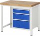 Werkbank höhenverstellbar 8159A1 | B1000xT700xH840-1040mm | 3xSchublade-VA