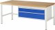 Werkbank höhenverstellbar 8323A1 | B2000xT900xH840-1040mm | 2xSchublade-VA Werkbank höhenverstellbar 8323A1 | B2000xT900xH840-1040mm | 2xSchublade-VA