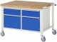 Fahrbare Werkbank 8466 | B1250xT900xH880-1080mm | 2xSchublade-VA | 2xTüren Fahrbare Werkbank 8466 | B1250xT900xH880-1080mm | 2xSchublade-VA | 2xTüren