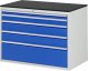 Schubladenschrank XXL5.2 | B1145xT650xH820mm | M-Top-22mm | 5xSchublade-VA Schubladenschrank XXL5.2 | B1145xT650xH820mm | M-Top-22mm | 5xSchublade-VA