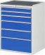 Schubladenschrank XL7.7 | B770xT650xH1035mm | MT-Top-25mm | 6xSchublade-TA Schubladenschrank XL7.7 | B770xT650xH1035mm | MT-Top-25mm | 6xSchublade-TA