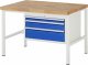 Werkbank höhenverstellbar 8226A1 | B1250xT900xH840-1040mm | 3xSchublade-TA Werkbank höhenverstellbar 8226A1 | B1250xT900xH840-1040mm | 3xSchublade-TA