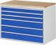 Schubladenschrank XXL5.9 | B1145xT650xH825mm | B-Top-25mm | 6xSchublade-VA Schubladenschrank XXL5.9 | B1145xT650xH825mm | B-Top-25mm | 6xSchublade-VA