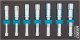 HAZET Steckschlüssel Satz 163-259/14 ∙ 3/8 Zoll (10 mm) Vierkant hohl ∙ Außen Doppelsechskant-Tractionsprofil ∙ 14-teilig ∙ 9 – 