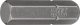 HAZET Bit 2206-8 ∙ 5/16 Zoll (8 mm) Sechskant massiv ∙ Innen Sechskant Profil ∙ SW 8 mm