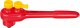HAZET Umschaltknarre ∙ schutzisoliert 8816KV ∙ 3/8 Zoll (10 mm) Vierkant massiv ∙ Länge: 194 mm