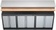 VIGOR Holz-Arbeitsplatte kombiniert ∙ groß ∙ V6000-02404 ∙ L x B x H: 2404 mm x 500 mm x 40 mm