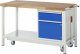 Werkbank mit Fahrgestell 8152 | B1500xT700xH880mm | 1xSchublade-TA | 1xTür
