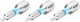 HAZET Bit 2204N-2/3 ∙ 1/4 Zoll (6,3 mm) Sechskant massiv ∙ Innen Sechskant Profil ∙ 3-teilig ∙ SW 2 mm