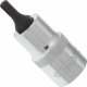 VIGOR RIBE Schraubendreher-Einsatz ∙ V2202 ∙ 1/2 Zoll (12,5 mm) Vierkant hohl ∙ Innen Keilprofil Ribe-CV ∙ SW M5