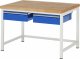 Werkbank 8002A1 | B1250xT900xH840mm | 2xSchublade-TA Werkbank 8002A1 | B1250xT900xH840mm | 2xSchublade-TA
