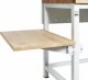 Seitenablage zur Montage an System-Unterbau für Tiefe 800 mm | B450xT800xH100 mm