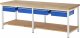 Werkbank 8002A7 | B2500xT900xH840mm | 4xSchublade-TA Werkbank 8002A7 | B2500xT900xH840mm | 4xSchublade-TA