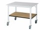 Fahrbarer Arbeitstisch (HV) Tom - KM-01 | B1250xT1000xH910-1230mm | M-Platte-22mm