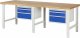Werkbank höhenverstellbar 7126A1 | B2500xT900xH790-1140mm | 6xSchublade-TA Werkbank höhenverstellbar 7126A1 | B2500xT900xH790-1140mm | 6xSchublade-TA