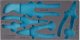 HAZET 2-Komponenten Weichschaumeinlage 163-226L ∙ L x B: 342 mm x 172 mm