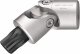 HAZET Schraubendreher Gelenkeinsatz 2548G-XZN8 ∙ 1/4 Zoll (6,3 mm) Vierkant hohl ∙ Innen Vielzahn Profil XZN ∙ SW M8