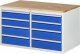 Schubladenschrank LL3.6.6 | B1145xT650xH645mm | B-Top-25mm | 8xSchublade-VA Schubladenschrank LL3.6.6 | B1145xT650xH645mm | B-Top-25mm | 8xSchublade-VA