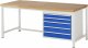 Werkbank höhenverstellbar 8271A1 | B2000xT900xH840-1040mm | 5xSchublade-TA Werkbank höhenverstellbar 8271A1 | B2000xT900xH840-1040mm | 5xSchublade-TA